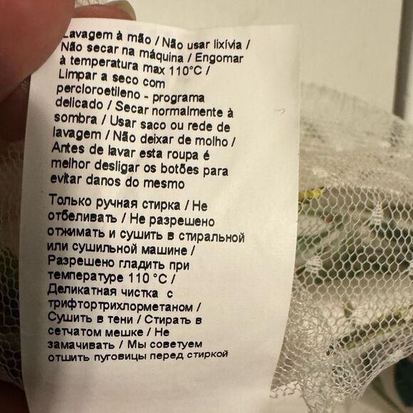 N°21 Numero Ventuno Womens Floral Print Blouse Sz 8-10 M Alessandro Dell’Acqua - Picture 10 of 10